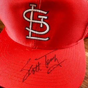 NWOT - Cardinal Baseball Vintage Cap Autographed